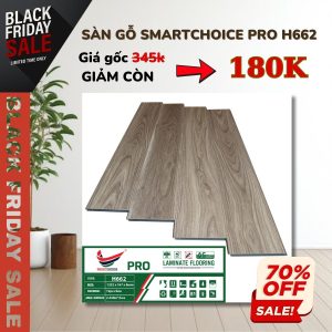 Sàn Gỗ Cốt Xanh Smartchoice PRO 8mm H662 Khuyến Mãi