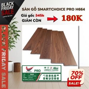 Sàn Gỗ Cốt Xanh Smartchoice PRO 8mm H664 Khuyến Mãi