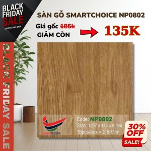Sàn Gỗ Smatchoice NP0802 Khuyến Mãi