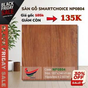 Sàn Gỗ Smatchoice NP0804 Khuyến Mãi