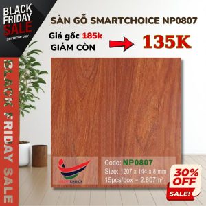 Sàn Gỗ Smatchoice NP0807 Khuyến Mãi