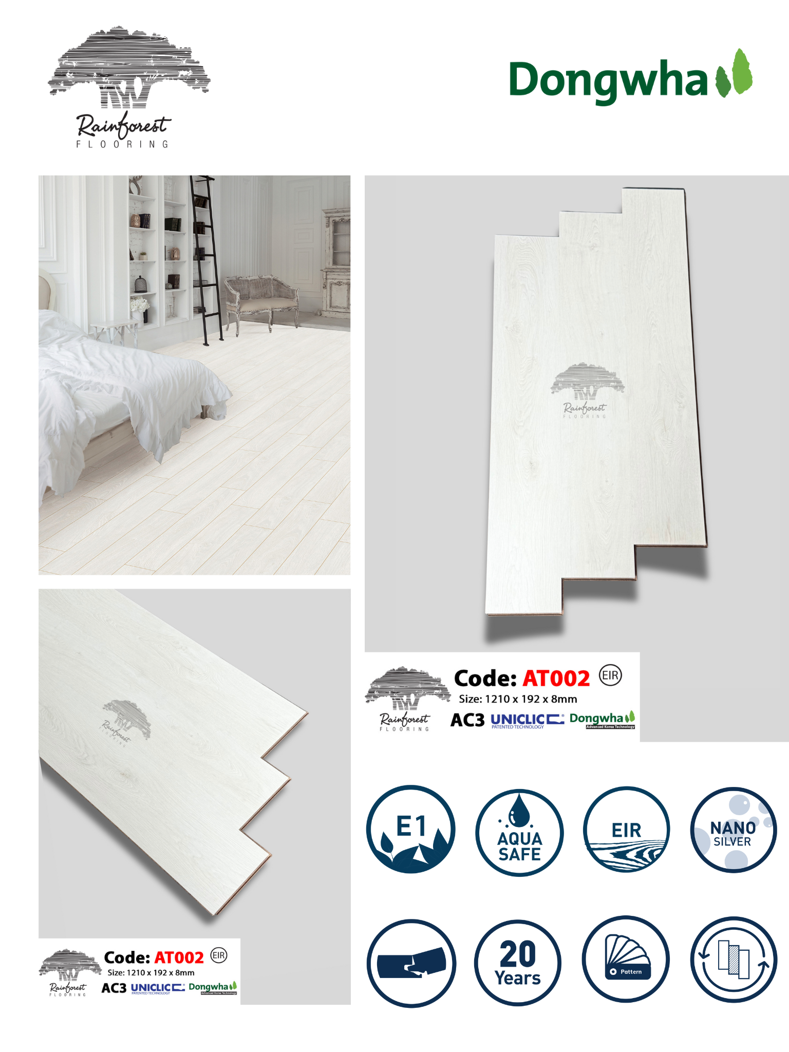 Sàn Gỗ Rainforest AT002 - Ảnh 2