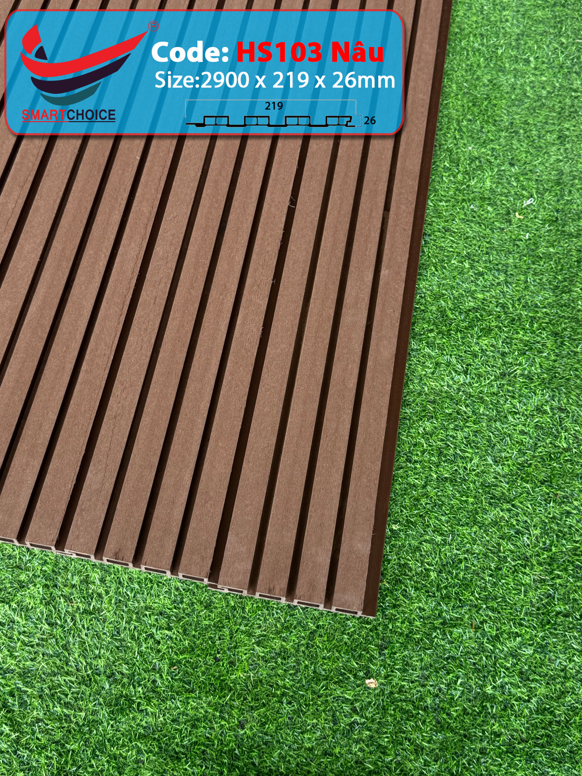 Lam Sóng Ngoài Trời HS103 Nâu - Ảnh 3