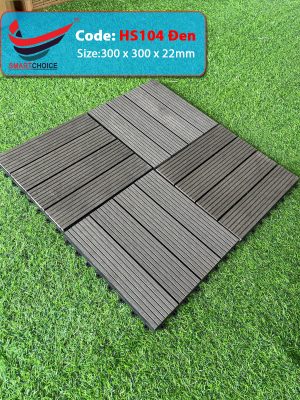 Vĩ Gỗ Ngoài Trời HS104 Đen